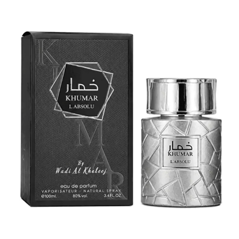 ادوپرفیوم وادی الخلیج مدل خمار له ابسولو حجم 100 میلی‌لیتر، دارای رایحه معتدل چوبی