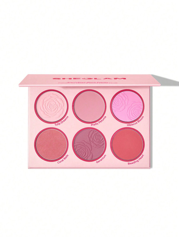 پالت رژگونه شیگلم (Sheglam) ۶ رنگ مدلBlushing bouquet