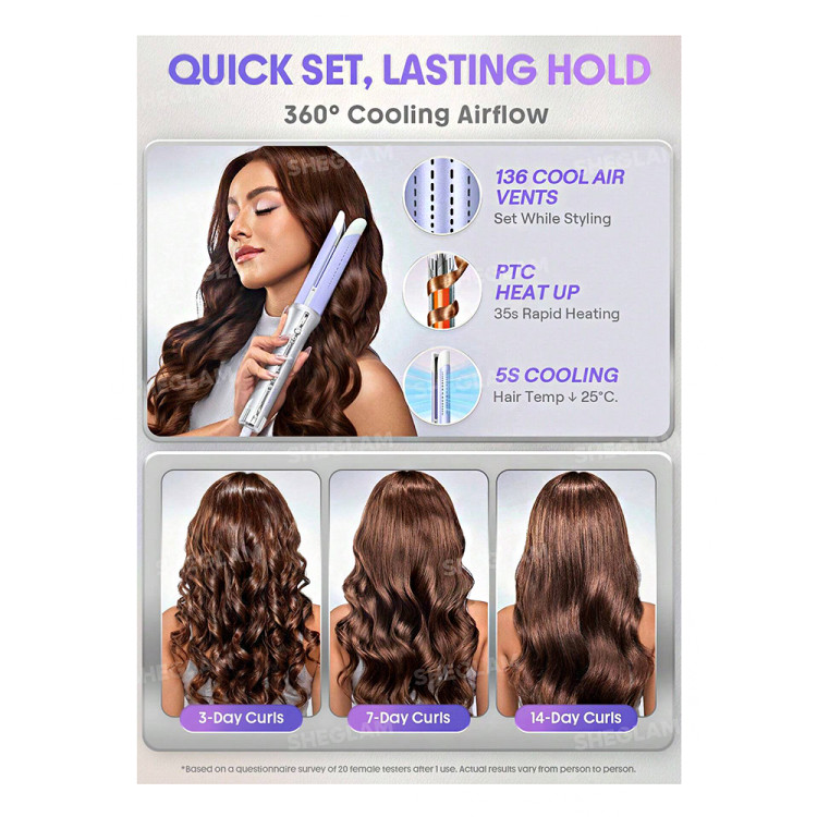 دستگاه کرلی شیگلم مدل cool lock
