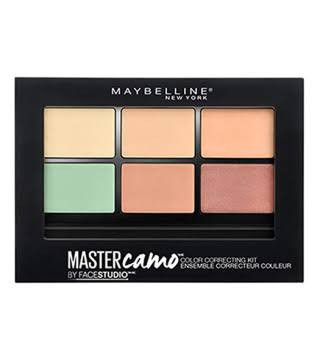 پالت کانسیلر میبلین مدل Master Camo در رنگهای Light و Medium